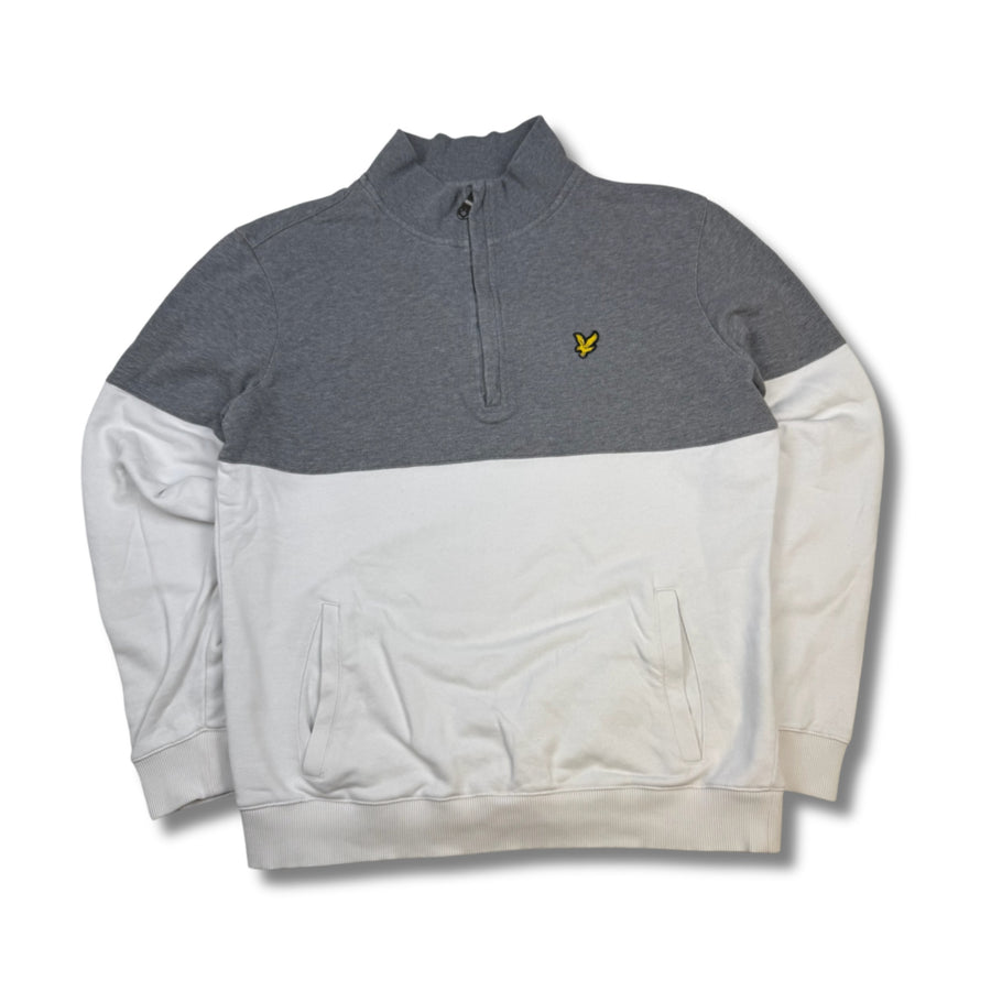 Lyle & Scott Quarter-Zip Weiß (M)