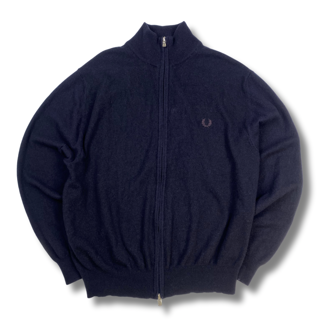 Fred Perry Full Zip Woll Jacke (L)