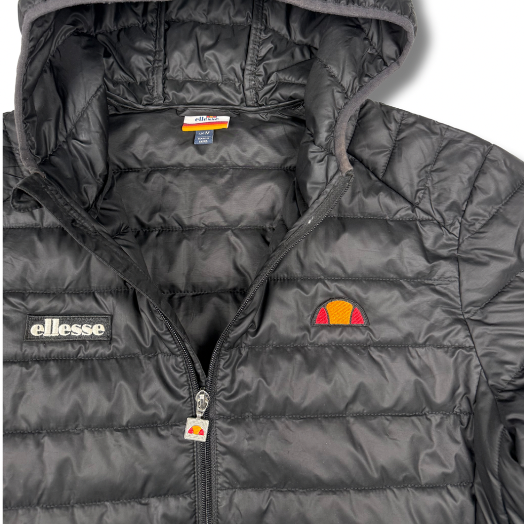 Ellesse Puffer Jacke Schwarz (M)