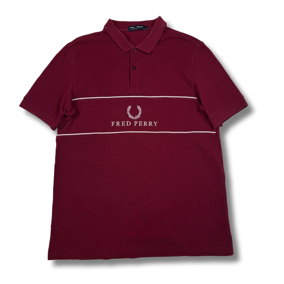 Fred Perry Poloshirt Rot (L)