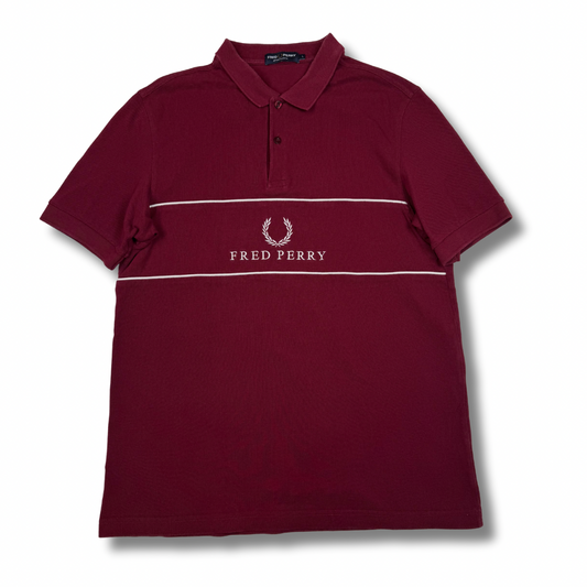 Fred Perry Poloshirt Rot (L)