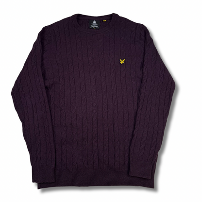 Lyle & Scott Pullover Lila (L)