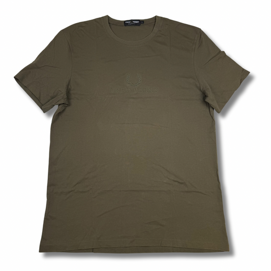 Fred Perry T-Shirt Olivgrün (L)