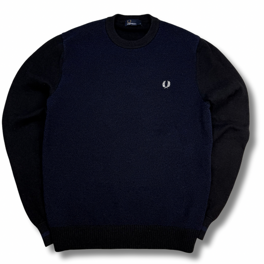 Fred Perry Pullover Blau (M)