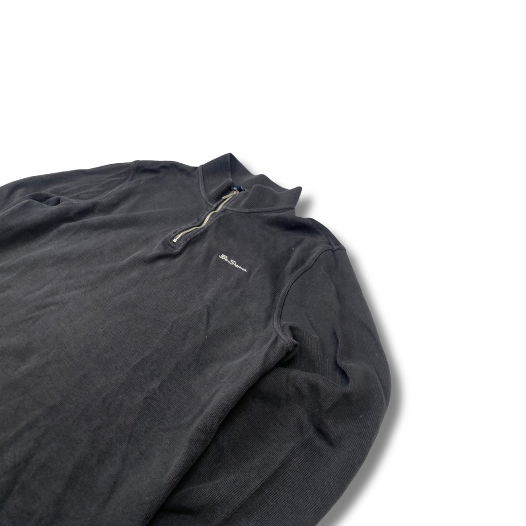 Ben Sherman Zip Schwarz (L)
