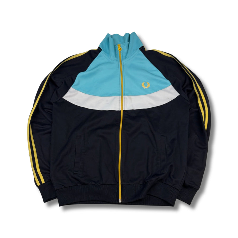 Fred Perry Trainingsjacke Schwarz-Blau-Weiß