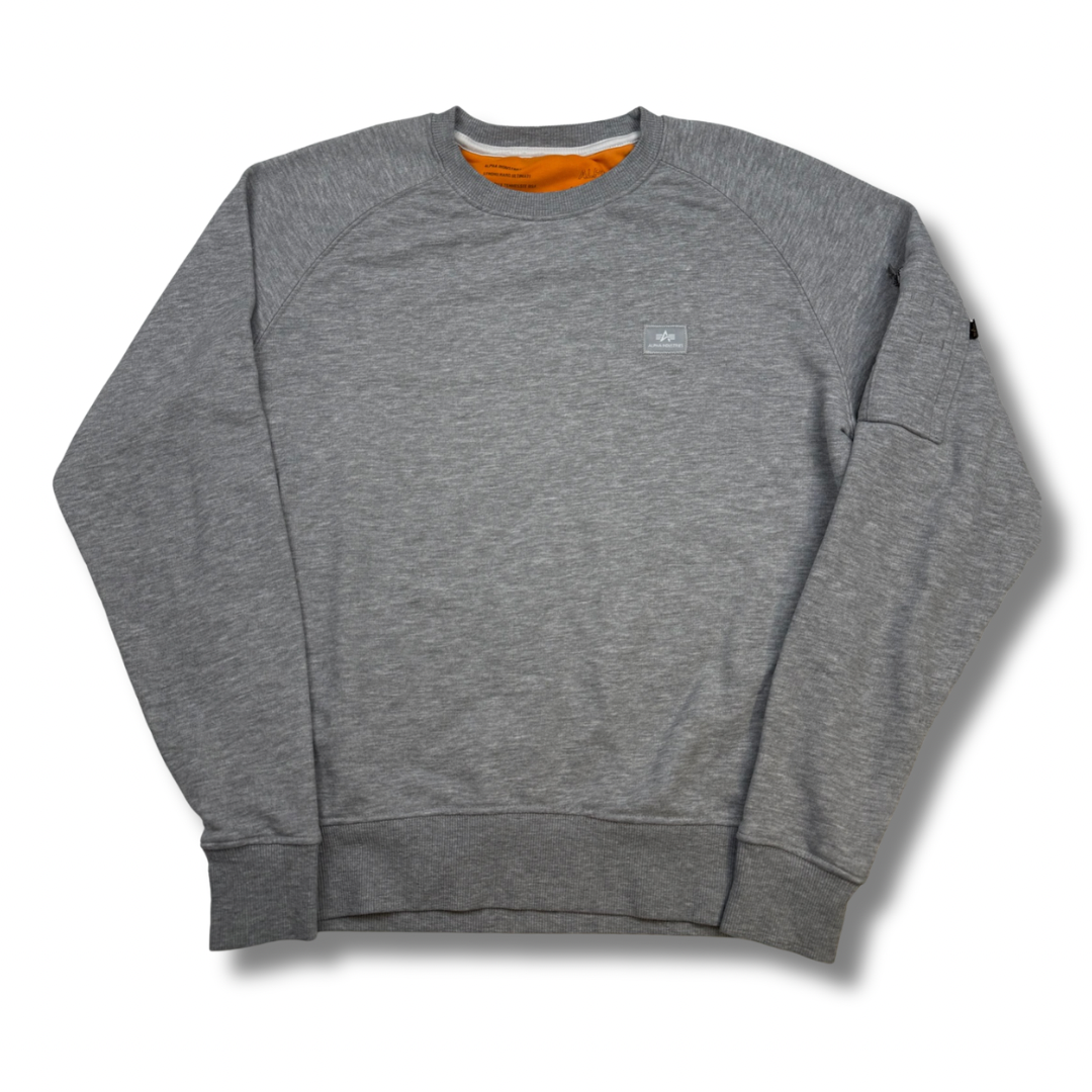 Alpha Industries Pullover Grau (S)