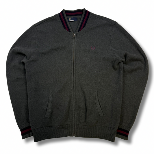 Fred Perry Zip-Pullover Grau (L)