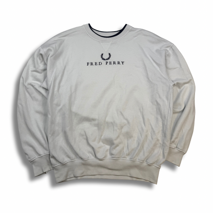 Fred Perry Pullover Weiß (M)
