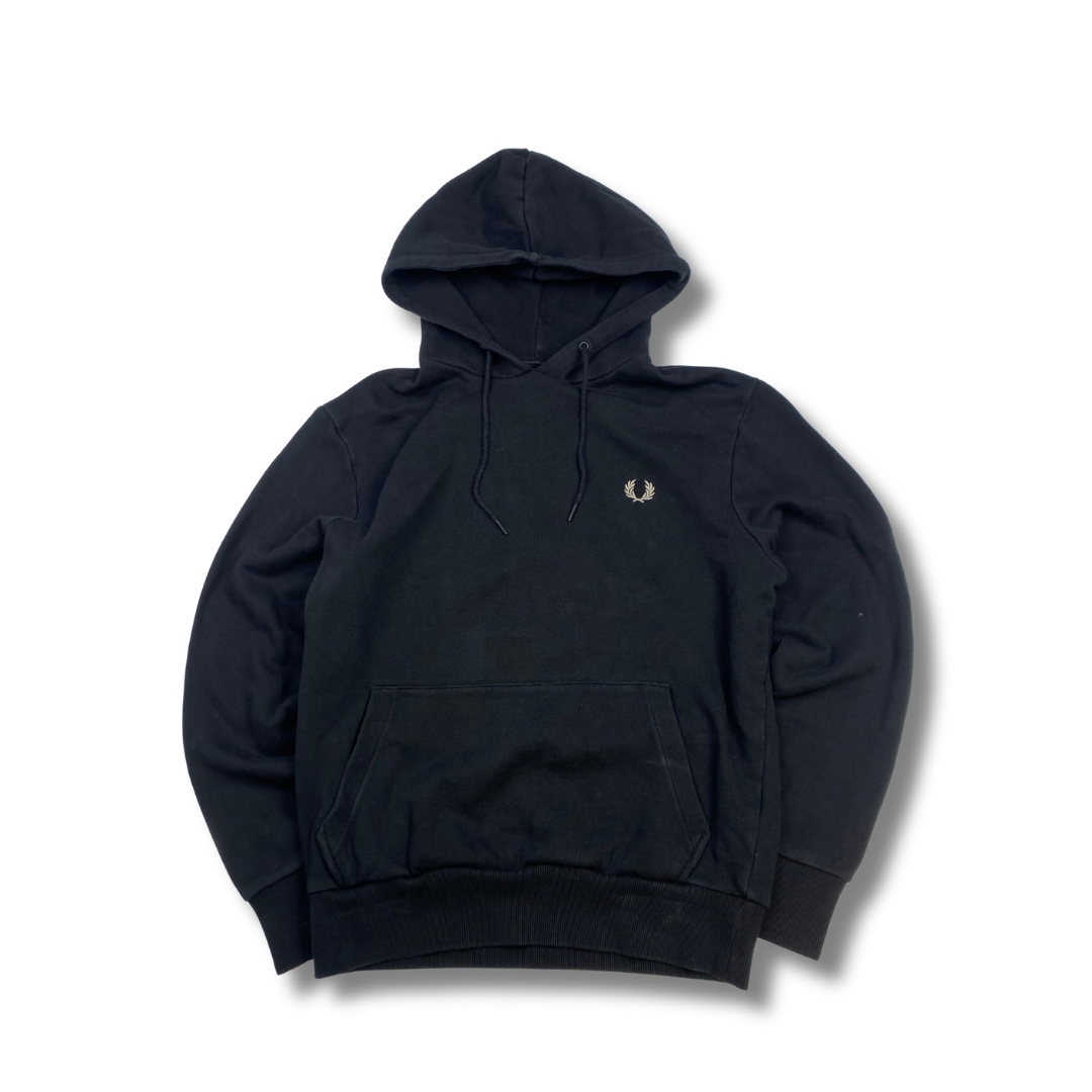 Fred Perry Backprint Pullover Schwarz (S)