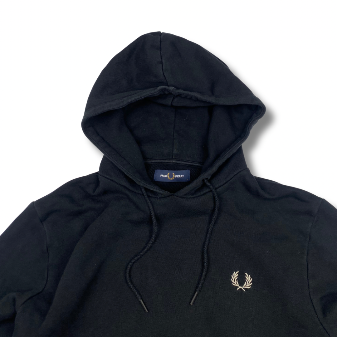Fred Perry Backprint Pullover Schwarz (S)