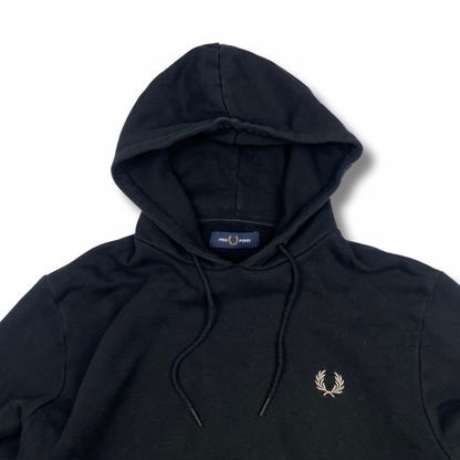 Fred Perry Backprint Pullover Schwarz (S)