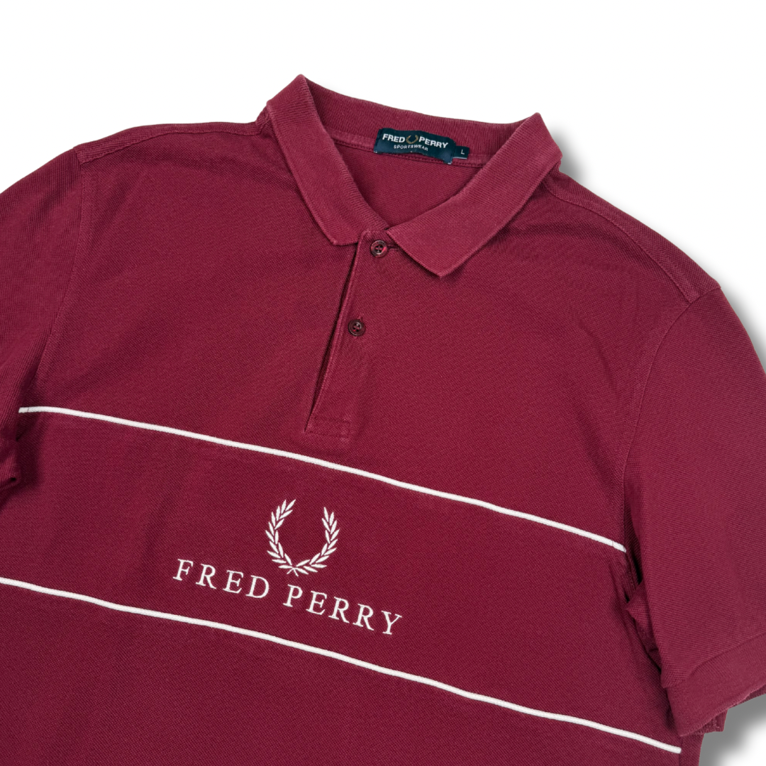 Fred Perry Poloshirt Rot (L)