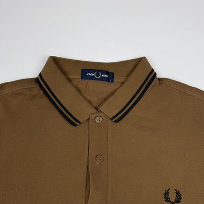 Fred Perry Poloshirt Braun (L)