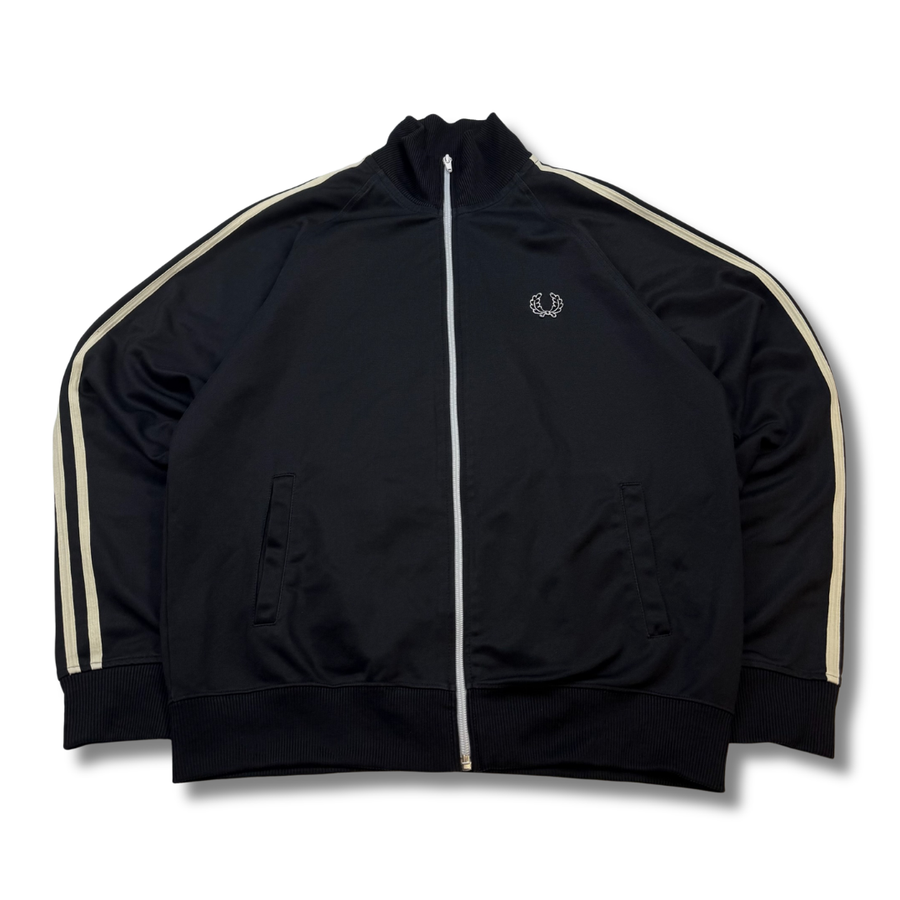 Fred Perry Vintage Trainingsjacke Schwarz-Gold (M)