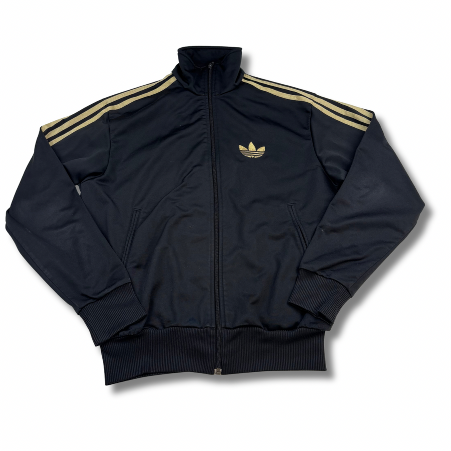 Adidas Retro Trainingsjacke Schwarz-Gold (S)