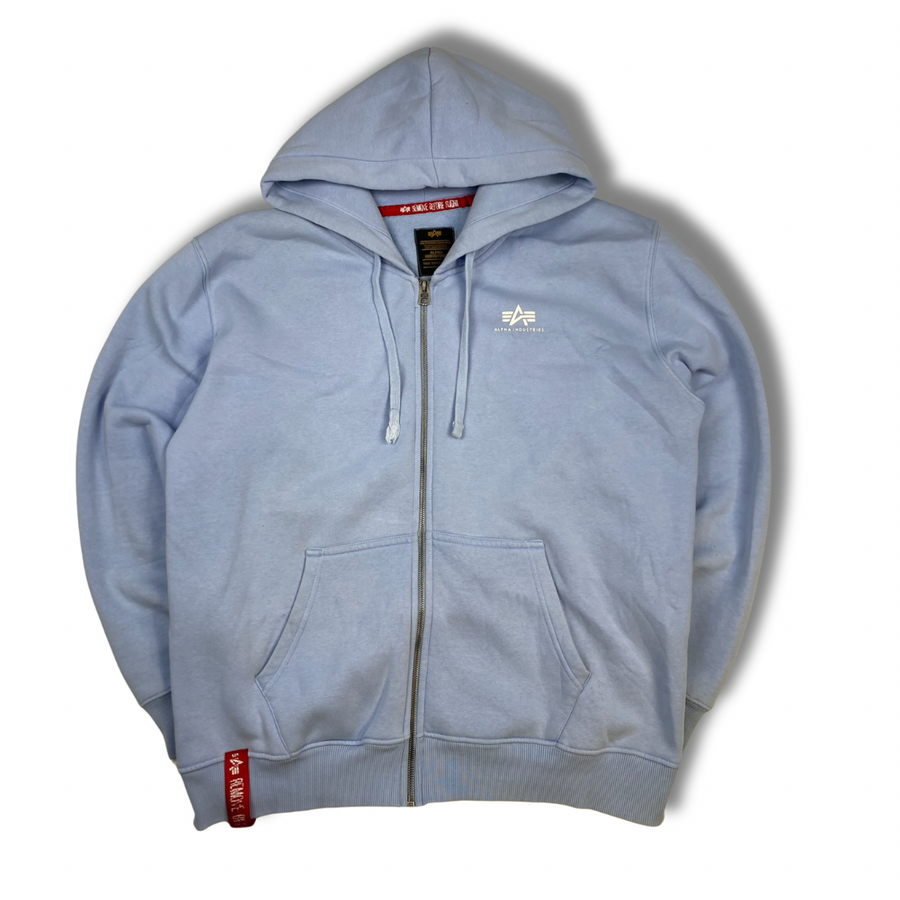 Alpha Industries Zipper Hellblau (XL)