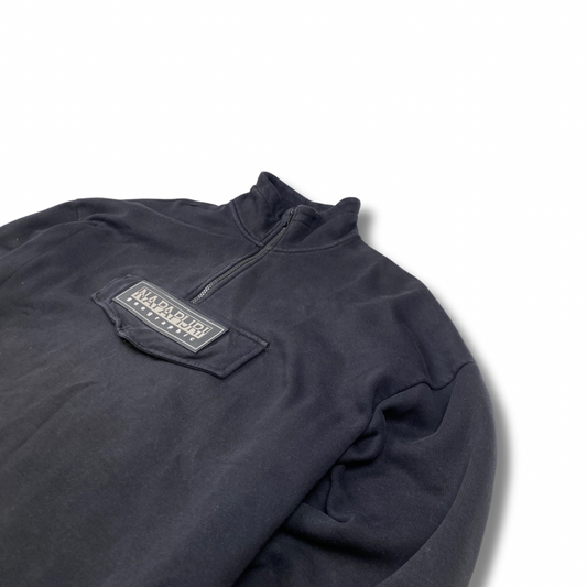 Napapijri Fleecepullover Schwarz (M)