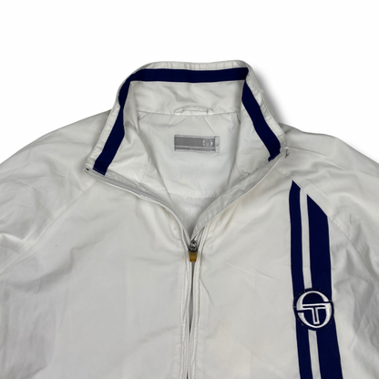 Sergio Tacchini Trainingsjacke Schwarz-Weiß (L)