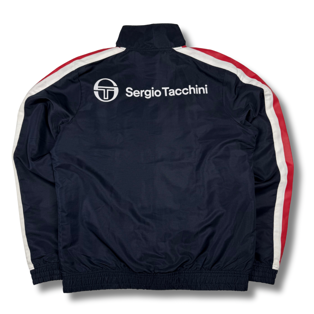 Sergio Tacchini Trainingsjacke Blau-Rot (M)