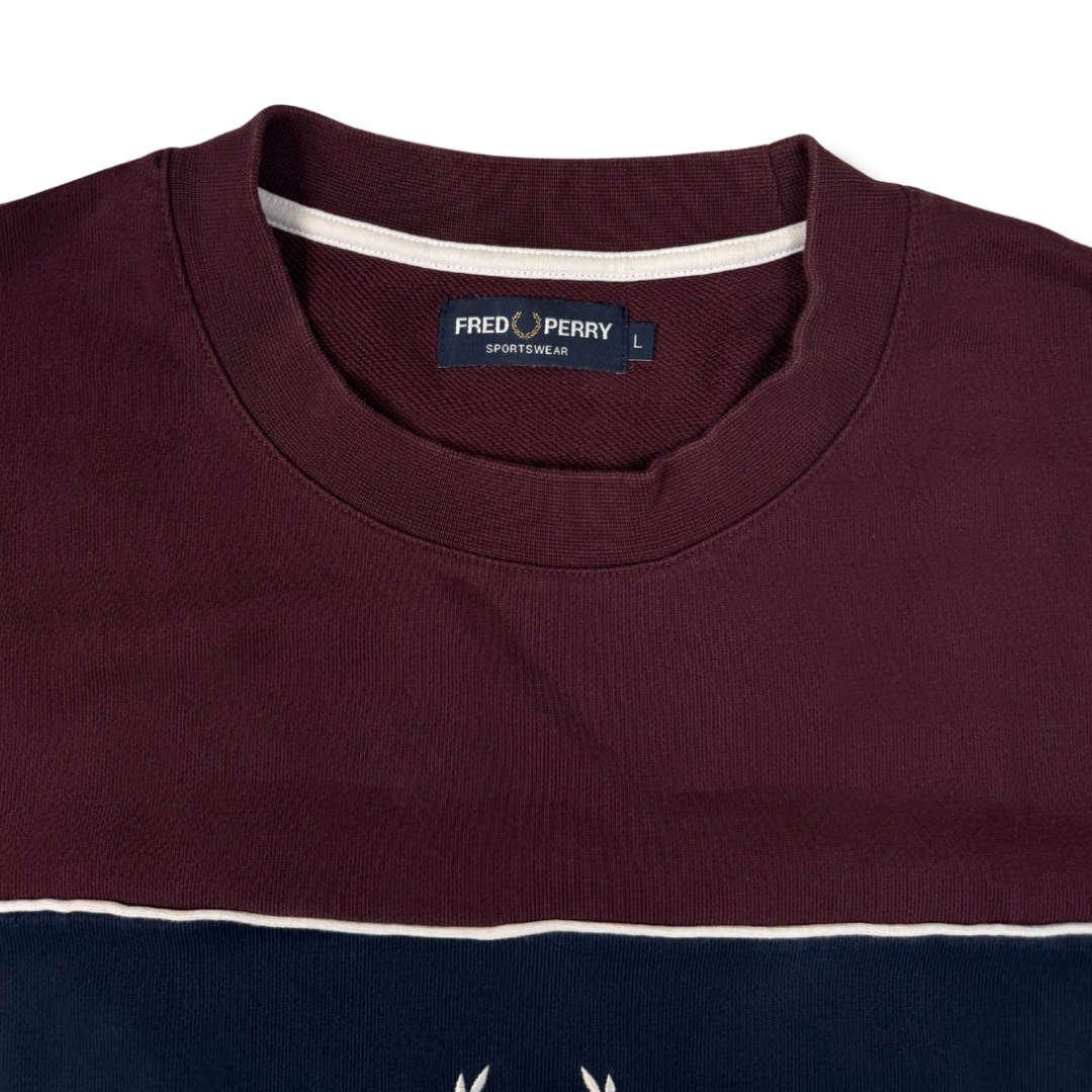 Fred Perry Pullover Rot (L)