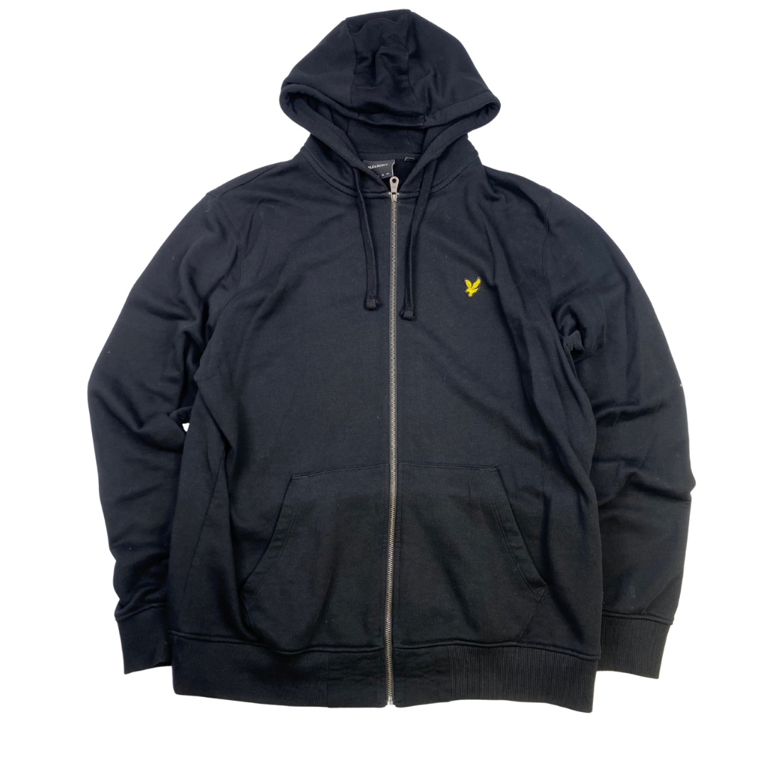 Lyle & Scott Zip-Hoodie Schwarz (L)