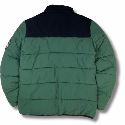 Ellesse Pufferjacke Schwarz-Grün (M)