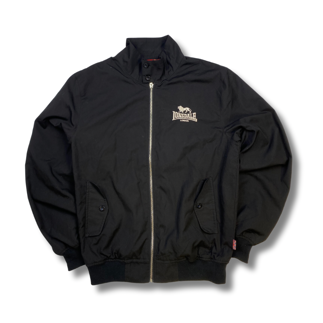 Lonsdale Harrington-Jacke Schwarz (M)