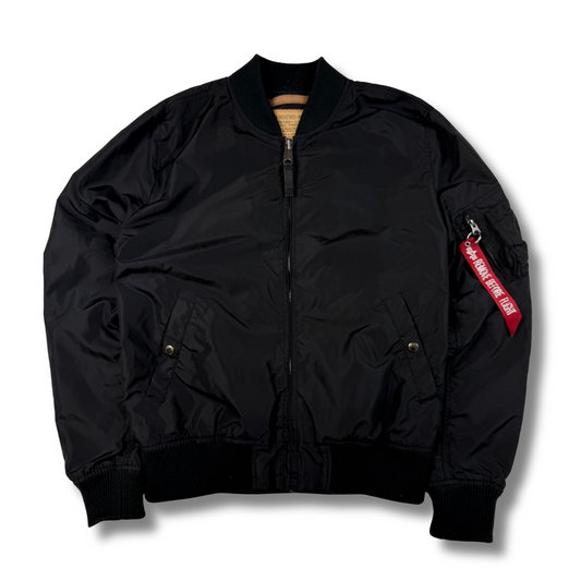 Alpha Industries Bomberjacke Schwarz (L)