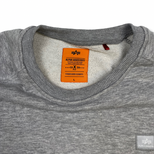 Alpha Indutsries Pullover Grau (L)