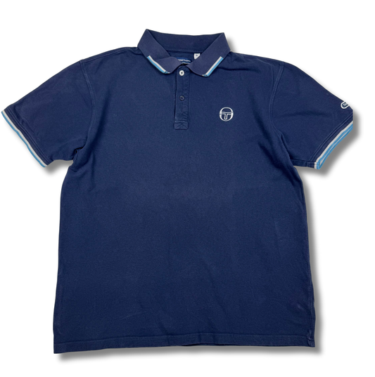 Sergio Tacchini Poloshirt Blau (L)