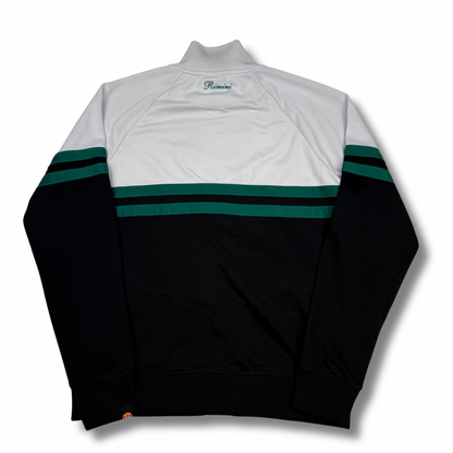 Ellesse Rimini Trainingsjacke Weiß-Schwarz-Grün (L)
