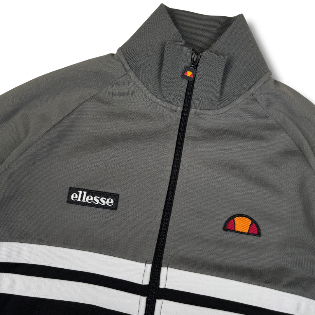 Ellesse Rimini Trainingsjacke Grau-Schwarz (S)