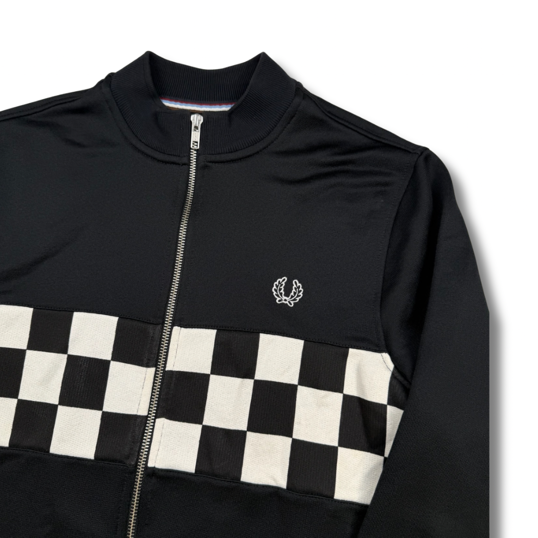 Fred Perry Trainingsjacke Bradley Wiggings Schwarz (XS)