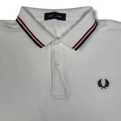 Fred Perry Poloshirt Weiß (M)
