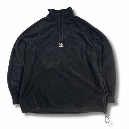 Adidas Retro Fleecepullover Schwarz (L)