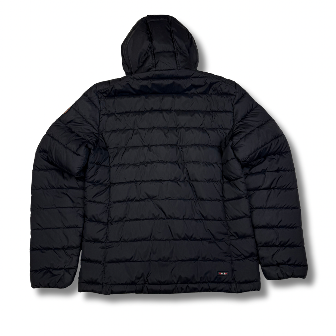 Napapijri Steppjacke Schwarz (M)  – Leichte Pufferjacke mit Kapuze