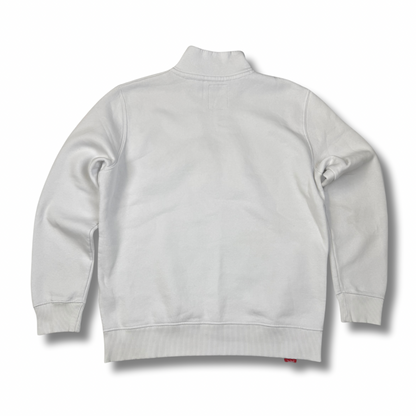 Alpha Industries Half Zip Weiß (M)