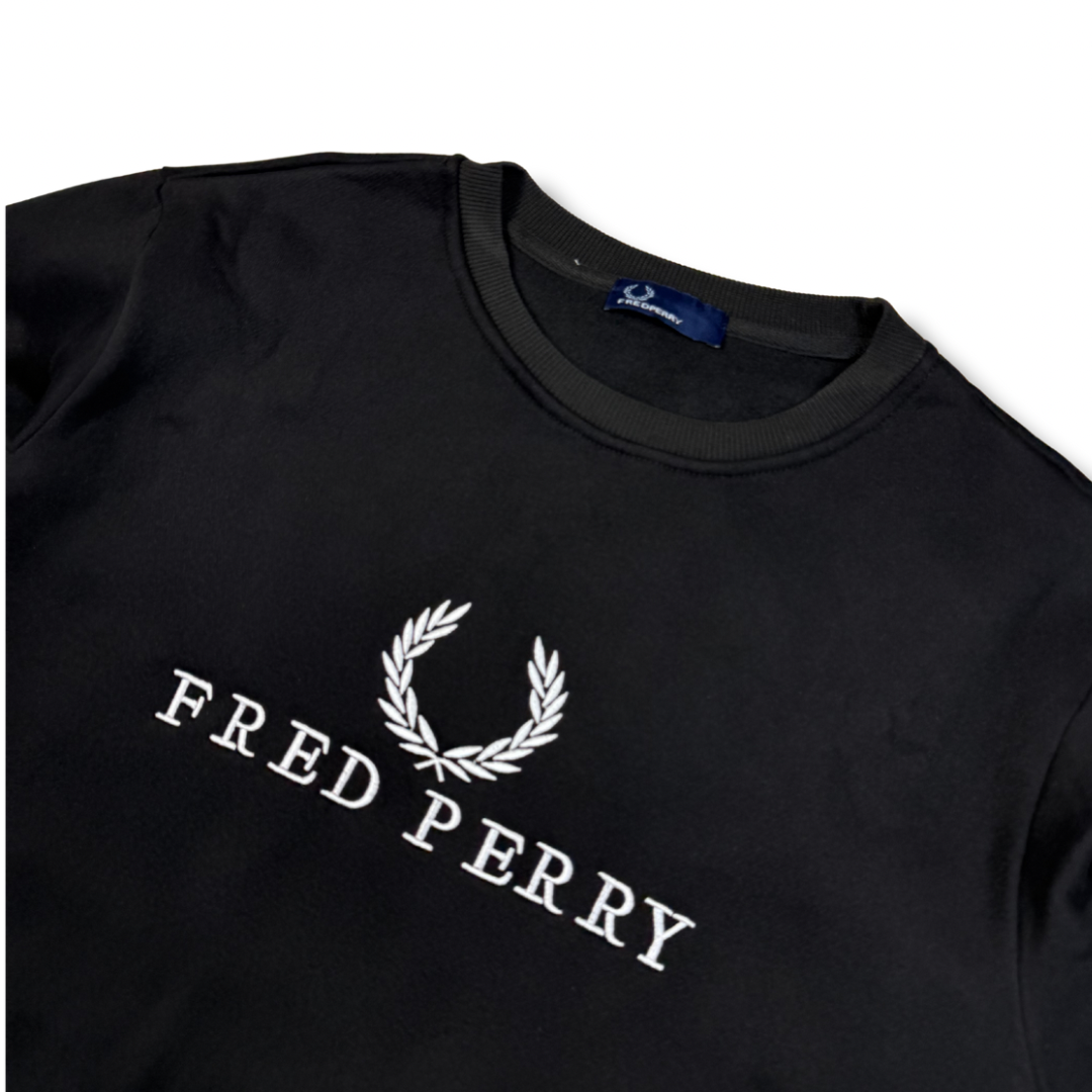 Fred Perry Pullover Schwarz (L)