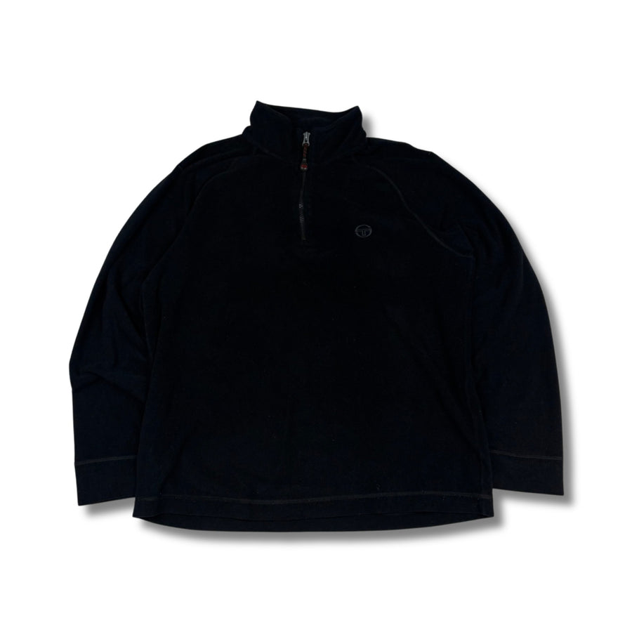 Sergio Tacchini Quarter-Zip Fleece Schwarz (S)