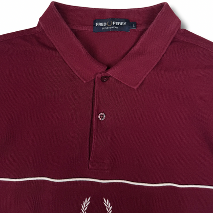 Fred Perry Poloshirt Rot (L)