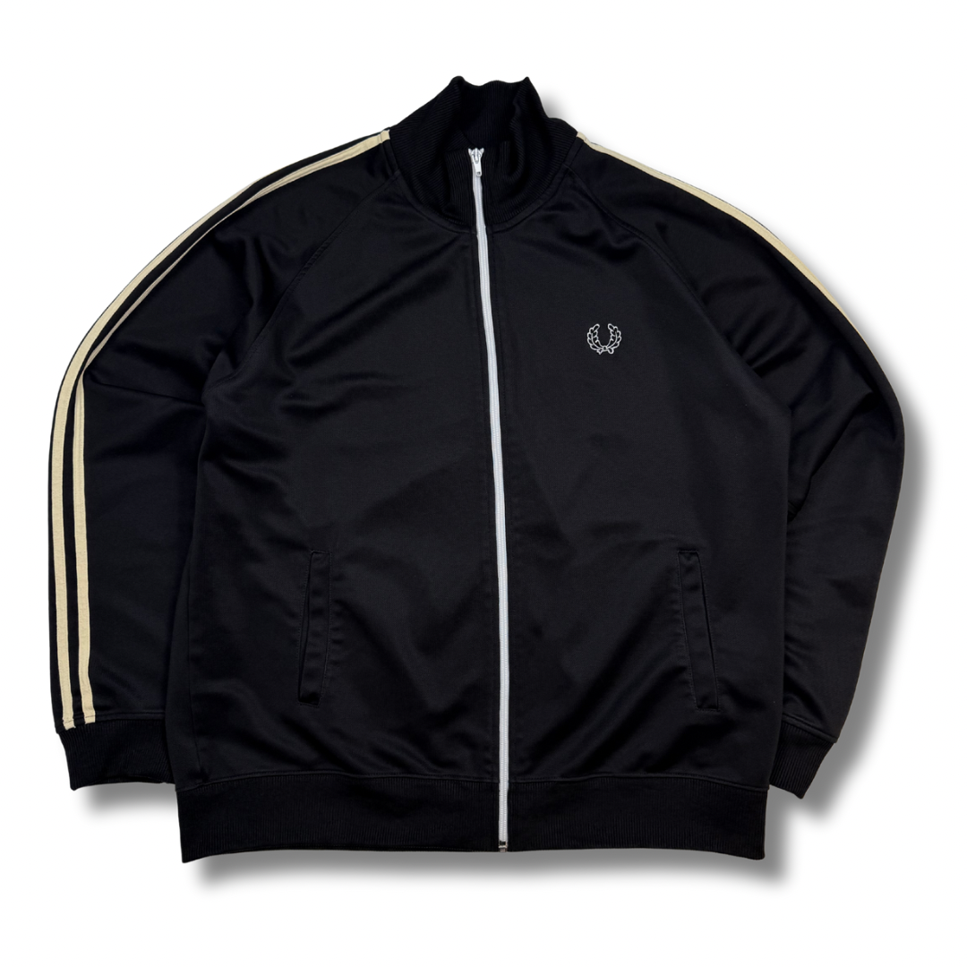 Fred Perry Trainingsjacke Schwarz (XL)