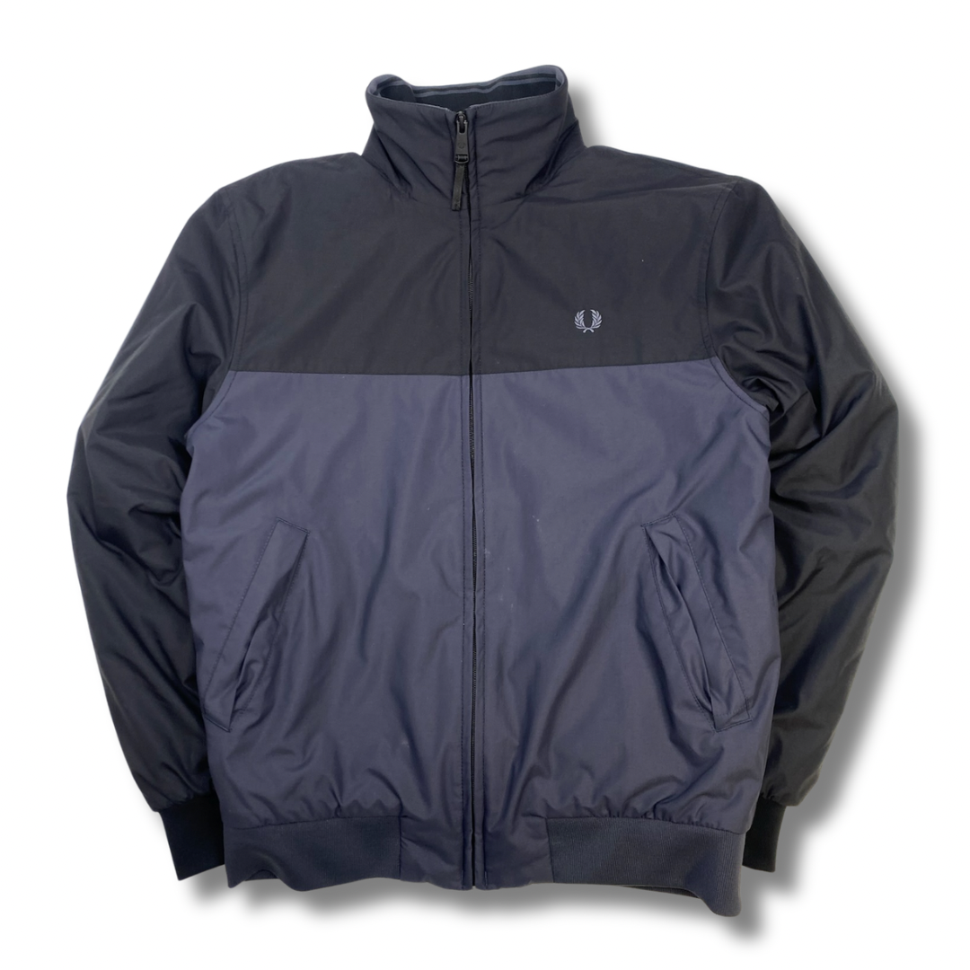 Fred Perry Jacke Schwarz-Navy (S)