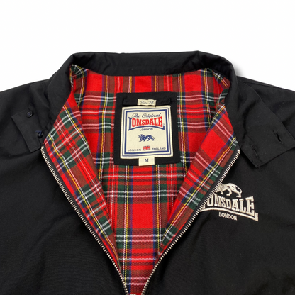 Lonsdale Harrington-Jacke Schwarz (M)