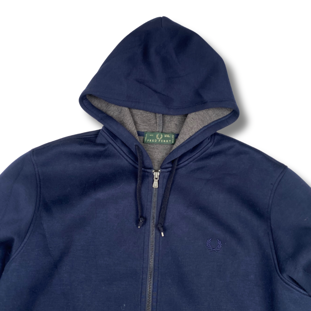 Fred Perry Zip-Hoodie Navy (XXL)