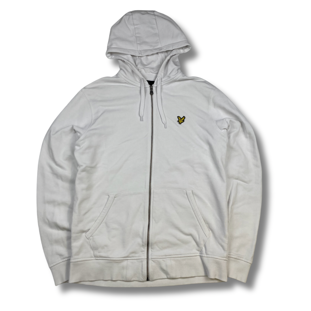 Lyle & Scott Zip-Hoodie Weiß (M)