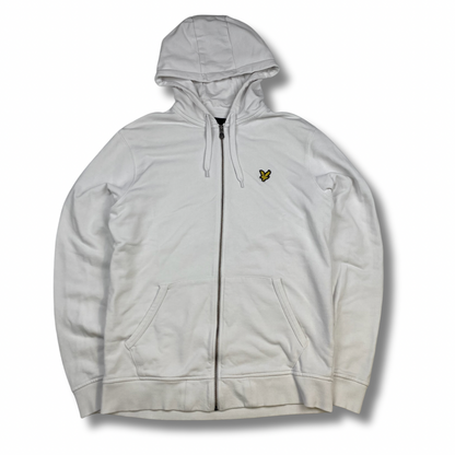 Lyle & Scott Zip-Hoodie Weiß (M)