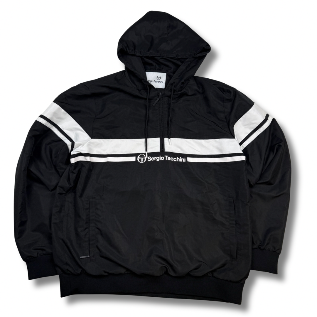 Sergio Tacchini Windbreaker Schwarz-Weiß (XL)