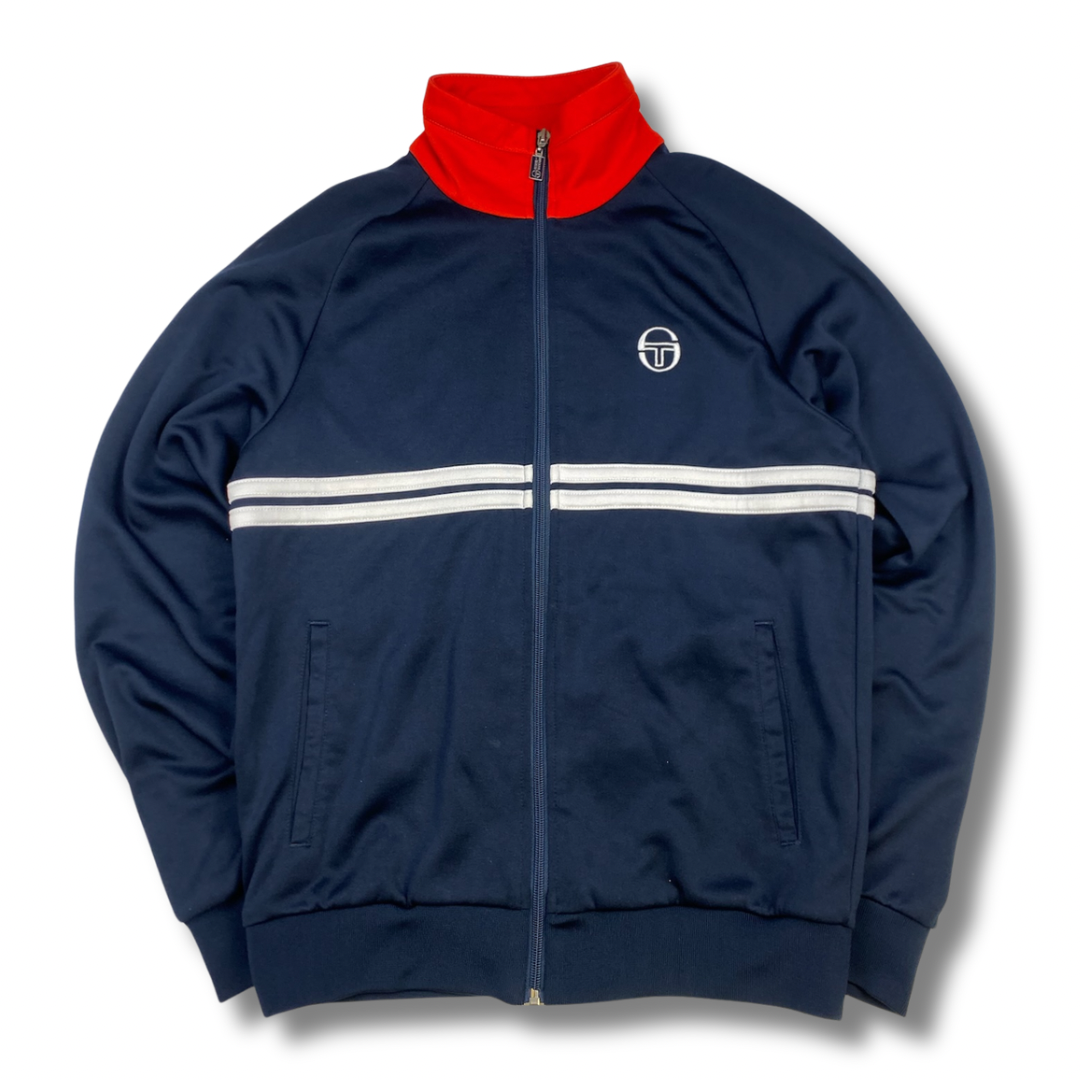 Sergio Tacchini Trainingsjacke Blau-Rot (M)