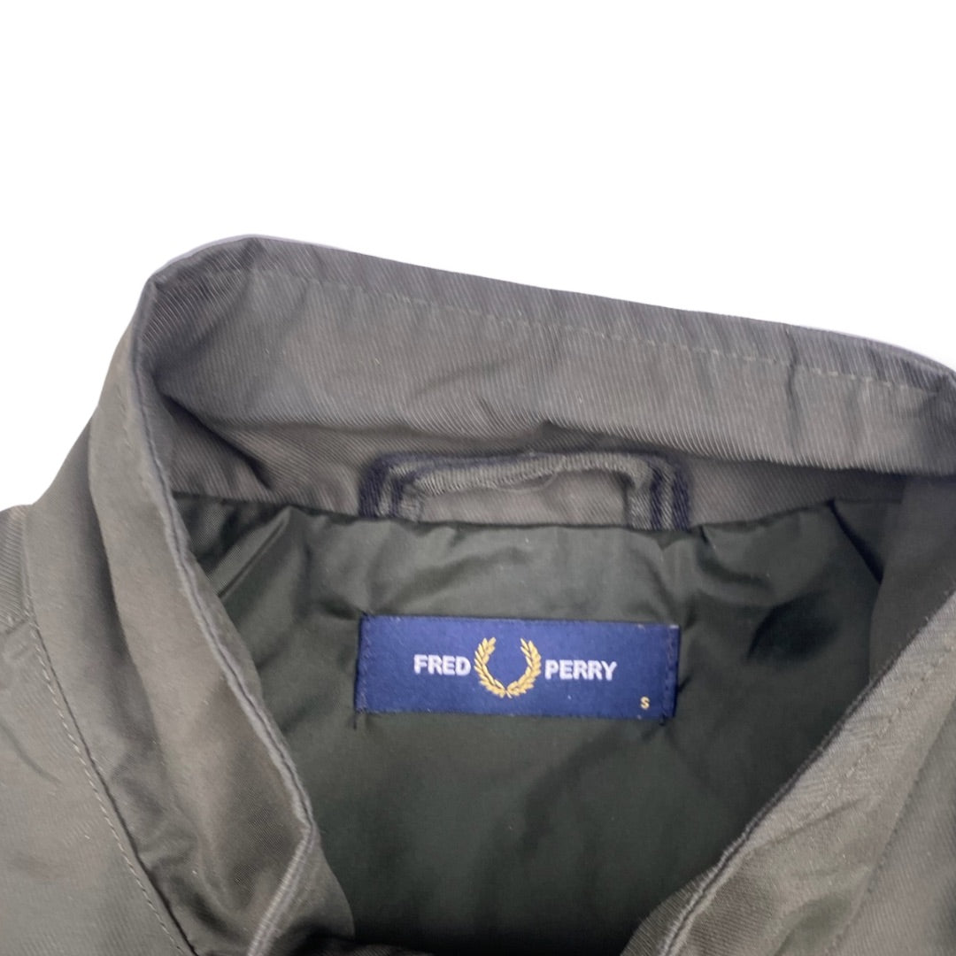 Fred Perry Zip-Jacke Khaki (S)
